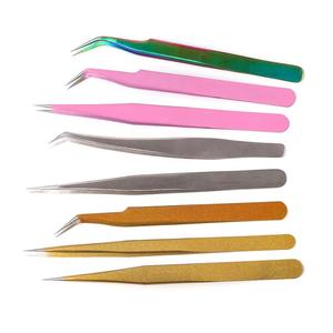 Pince à épiler professionnelle pour cils HERMANN MEDITECH, en acier inoxydable, poignée antidérapante, outil durable, application précise des cils - Product Image 6