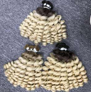 Venta caliente VQ Hair 100% Extensiones de cabello crudo vietnamita 100g Máquina ondulada de punta plana Cabello humano de trama Doble - Product Image 2