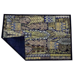 Tapices de pared con cuentas clásicas para decoración del hogar, tapices de pared hechos a mano, estilo bohemio indio, color negro - Product Image 2