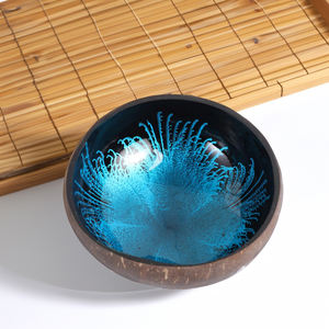 Handmade Handicraft <b>Lacquerware</b> Coconut Bowls Folk Art Eco-Friendly Durable Home Decor Holiday Gift VietnamCrafts TL2002 - Product Image 4
