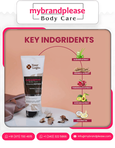 Jabón corporal suave con etiqueta personalizada con crema hidratante de manteca de karité, limpiador corporal hidratante para una piel suave, radiante y flexible - Product Image 4