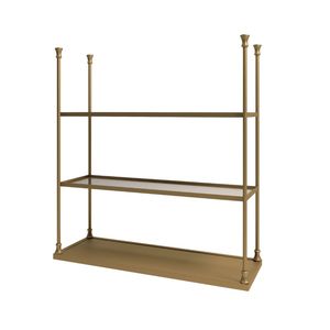 Estantes duraderos de latón para accesorios de almacenamiento de baño soluciones elegantes y funcionales para ahorrar espacio - Product Image 1