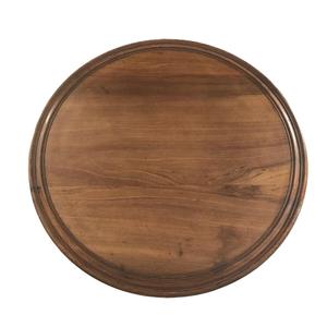 Tendance chaude ferme Vintage rond en bois chargeur plaque plateau de rangement rustique en bois vieilli - Product Image 2