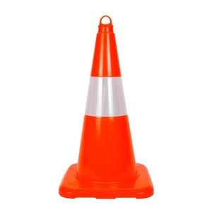 กรวยจราจร PVC สะท้อนแสง 10 ชิ้น ขนาด 50 ซม. สำหรับถนนและความปลอดภัยจราจร - Product Image 4
