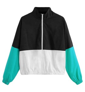 Chaqueta cortavientos de lona impermeable ligera para hombre con cuello levantado tela transpirable para lluvia de primavera y deportes al aire libre - Product Image 6