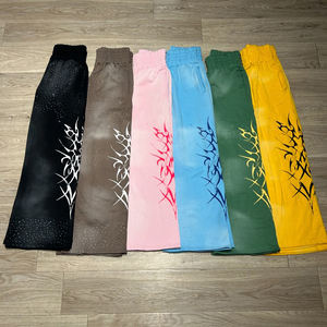 Pantalon de survêtement en strass en gros, qualité supérieure, qualité premium, faible MOQ, service OEM, logo personnalisé - Product Image 1