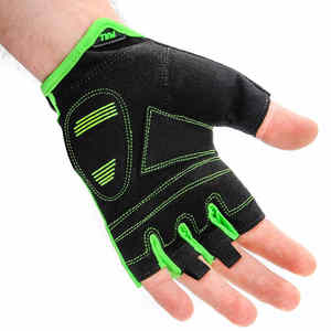 Nouveau design tendance Gants de cyclisme professionnels fabriqués en usine Offre Spéciale Impression entièrement personnalisée Gants de course de cycle demi-doigt - Product Image 5