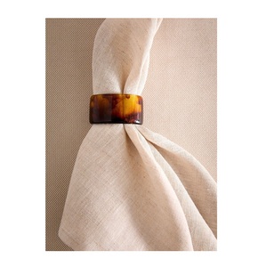 แหวนรัดผ้าเช็ดปากทำจากยางเรซินทำด้วยมือแบบเต็มรูปแบบมาตรฐานผู้ผลิตอินเดีย - Product Image 4