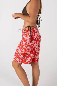 Conjunto de Bikini Brasileño con Cuerdas Trenzadas en Colores de Moda, con Perlas, Estampado Floral, Tanga en V, Micro Bra, Tallas Grandes para Chicas - Product Image 2