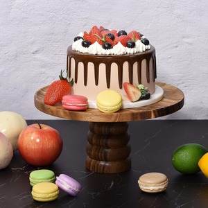 WOODEN CAKE STAND - Product Image 1