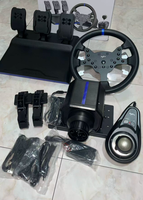 Nuevo Set de Simulador de Carreras PXN-V99, Volante, Freno de Mano, Soporte para PS4, PS3, PC, Xbox, Force Feedback