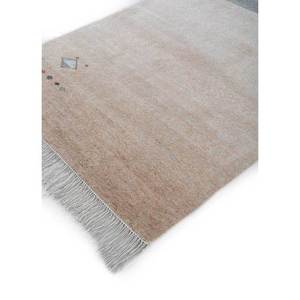 Alfombras Zuri de Lana y Seda de Bambú Anudadas a Mano, Color Rojo y Naranja AKWB-3001, Diseño Rectangular de Color Sólido para Dormitorio de Adolescentes y Sala de Estar - Product Image 1