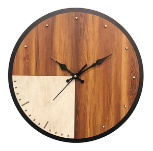Horloge murale fantaisie mur en bois bois d'acacia horloge murale en résine époxy résine style rivière horloge personnalisée de matériau de meilleure qualité - Product Image 2