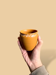 Tazas de café de cerámica creativas al por mayor tazas de café expreso de estilo italiano pintadas a mano y diseños irregulares - Product Image 5