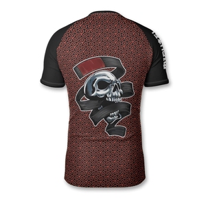 Rashguard de manga corta de calidad superior, tela elástica ligera, costuras planas, resistente a las erupciones para buceo en la playa y deportes acuáticos - Product Image 3