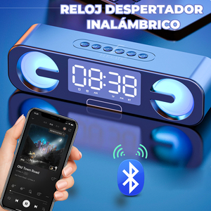Smart <b>Table</b> <b>Clock</b> with Bluetooth Light and Alarm Radio Speaker - Product Image 2