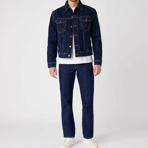 Vente en gros de vestes jeans avec logo personnalisé pour hommes veste jeans d'hiver veste jeans au design coloré pour hommes - Product Image 2