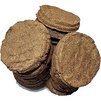 Gâteaux de fumier de vache pur de qualité supérieure pour Puja et Havan, 100% naturels, sans fumée, séchés au soleil, en tailles 3/4/9 pouces pour les rituels