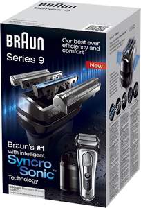 Afeitadora Eléctrica de Lámina para Hombre Braun Serie 9 9095CC, Uso en Seco y Húmedo, con Cargador Clean & Renew, Recargable e Inalámbrica - Product Image 2