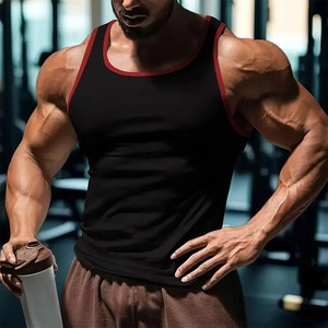 Débardeur pour homme, mode, couleur unie, débardeurs pour homme, été, séchage rapide, respirant, gym, t-shirts simples, décontractés, sans manches, fitness en plein air - Product Image 4