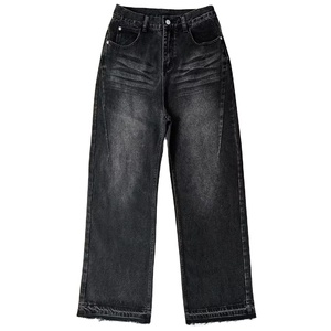 Custom Back Buckle Straight Loose <b>Relaxed</b> <b>Fit</b> Vintage Bell Bottom Raw Salvage Original Japanese Selvedge Denim <b>Jean</b> Pant For <b>Men</b> - Product Image 1