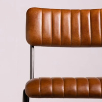 Chaise de salle à manger moderne de luxe, portable, en métal, avec structure en aluminium, tissu et mousse, pour la maison, le bureau, la villa, l'hôtel, l'appartement