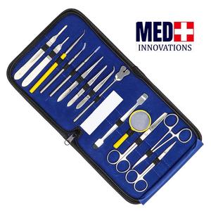 พื้นฐานของเครื่องมือผ่าตัดชุดฝึกวิทยาศาสตร์กีฏวิทยาสแตนเลสสำหรับห้องปฏิบัติการทางการแพทย์ทางชีววิทยากีฏวิทยา - Product Image 2