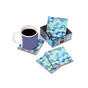 Posavasos de té MDF de resina de calidad de lujo hecho a mano, peso ligero, Hoteles únicos, resorts, regalos de bienvenida, trofeos, medallas y placas - Product Image 3