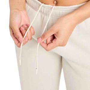 Pantalones de chándal de pierna ancha informales con logotipo personalizado para mujer, pantalones de chándal con cordón elástico de cintura alta, pantalones de chándal holgados para la temporada de invierno - Product Image 4