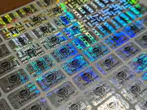 Solución de Etiquetas Digitales con Holograma de Seguridad Ovalado Plateado Personalizable, Modelo DLS-HS-001 para Protección de Marca - Product Image 2