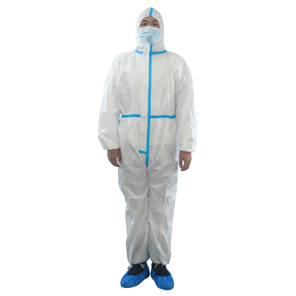 Farm Dust-Proof Safety Working Uniforms Suit Nonwoven Coverall disposable isolation Coverall