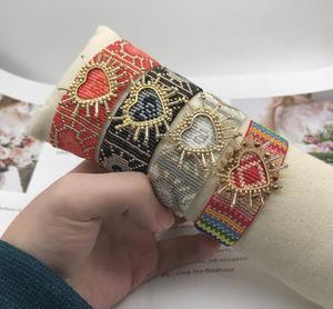 สร้อยข้อมือลูกปัดมิยูกิหกเหลี่ยม Luckyee - สร้อยข้อมือลูกปัดดีไซน์สร้างสรรค์สำหรับผู้หญิง - Product Image 3