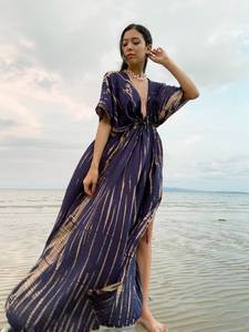 Beach Kaftan Kimono Tie Dye Kaftan and Kimono Graphic Print Sun Protection <b>Cardigan</b> Kimono <b>Cardigan</b> Women <b>Long</b> <b>Dresses</b> - Product Image 5