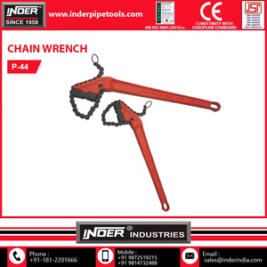 Clé à chaîne en alliage à poignée confortable de qualité en gros robuste et réglable pour le bricolage Support ODM personnalisé - Product Image 4