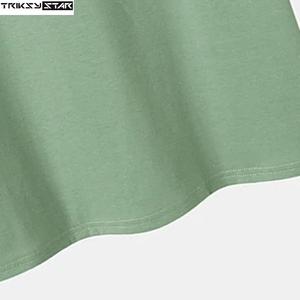 OEM Men's Premium Quality 100% Cotton Short T-Shirt Breathable O-Neck <b>Design</b> Customized Logo Solid Direct Factory Manufacturer - Product Image 4
