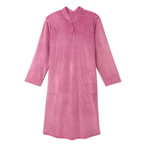 Camisón de recuperación postoperatoria unisex Cierre simple asegurado con broches en los hombros Vestimenta sin lucha rápida para discapacitados - Product Image 5