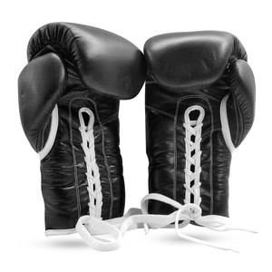 Gants de boxe en cuir de vachette véritable High Breathable Training Gear for Kick Boxing Logo personnalisable Tailles 6oz Business Gym - Product Image 1