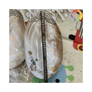 Petite cuillère de service en perles-Vaisselle en coquille naturelle-Prix compétitif Cuillère en nacre faite à la main Cuillère de service en caviar - Product Image 4