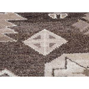 Savana Hand Knotted <b>Wool</b> Rugs Beige <b>Brown</b> Geometric for Home Living Hallway Entryway Rectangle Puzzle Styles Car - Product Image 3