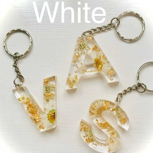 Gran oferta llavero con letra del alfabeto de resina inicial con borla personalizada para mujeres y niñas - Product Image 2