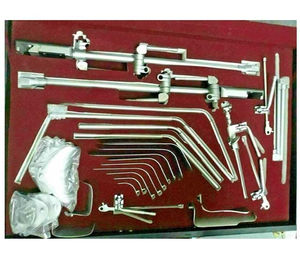 QNQ Premium Manual Thompson Retractor Set Pinzas de acero inoxidable de alta calidad Instrumentos completos Certificado CE/ISO 17cm - Product Image 4