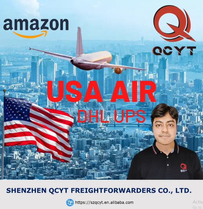 Top 5 inexpensive Air freight from China to USA shipping agent door to doorboth side customs clearance Amazon express UPS DHL