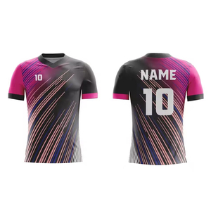 Camiseta de Fútbol Sublimada Totalmente Personalizada, Hecha 100% de Poliéster, Nuevo Diseño de Camiseta de Fútbol - Product Image 1