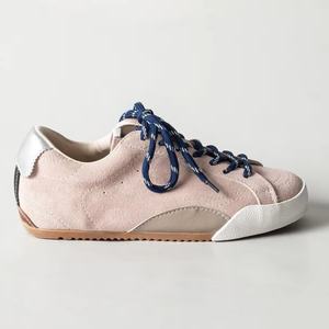 Chaussures plates à enfiler pour femmes, mocassins décontractés confortables à bout pointu pour dames, chaussures de marche pour le bureau, baskets tricotées pour hommes, chaussures de marche - Product Image 1