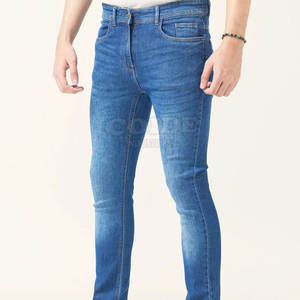 Pantalons en jean de couleur unie de la meilleure qualité pour hommes à prix avantageux Nouveau style Utilisation en extérieur Pantalons pour hommes lavés - Product Image 4