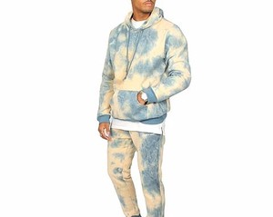 ชุดวอร์มมัดย้อมสำหรับผู้ชายเสื้อแจ็คเก็ตลำลองกันยับ - Product Image 3