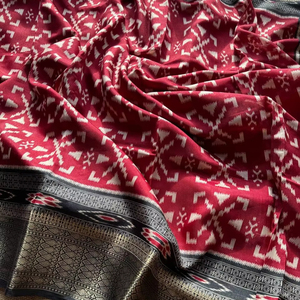 Sari de seda de tejido puro de diseñador con tejido Zari, ropa de fiesta de boda tradicional india y pakistaní para mujer - Product Image 1