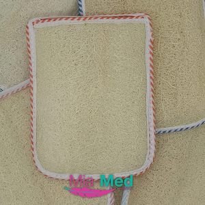 Marque privée par MIA MED Double gant moyen Gommage corporel biodégradable naturel Loofah Outil de douche écologique fabriqué en éponge en vrac - Product Image 1