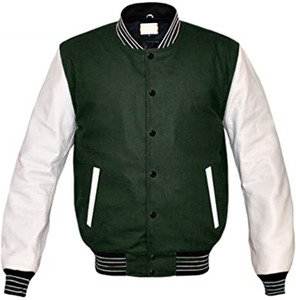 Vestes pour hommes Flyingkick en chenille brodée de haute qualité, blanches, personnalisées, en gros directement de l'usine 2025 - Product Image 1