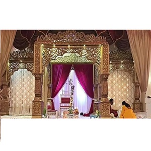 Exclusive Wedding Bollywood Mandap <b>Stage</b> Norway Latest Designer Bollywood Mandap <b>Stage</b> Modern Bollywood Wedding Fiber Mandap USA - Product Image 1